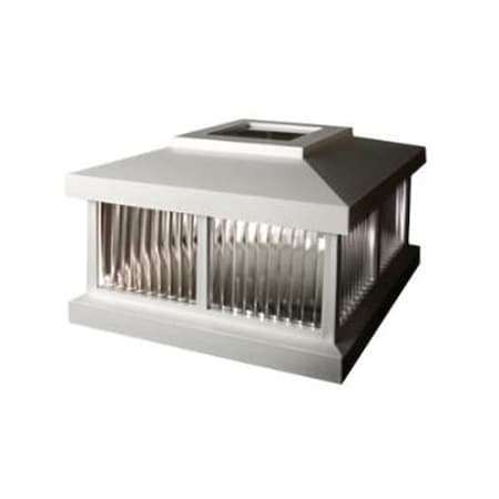 Lawnitator LZM625W Mailbox Post Solar Cap - White LA2621748